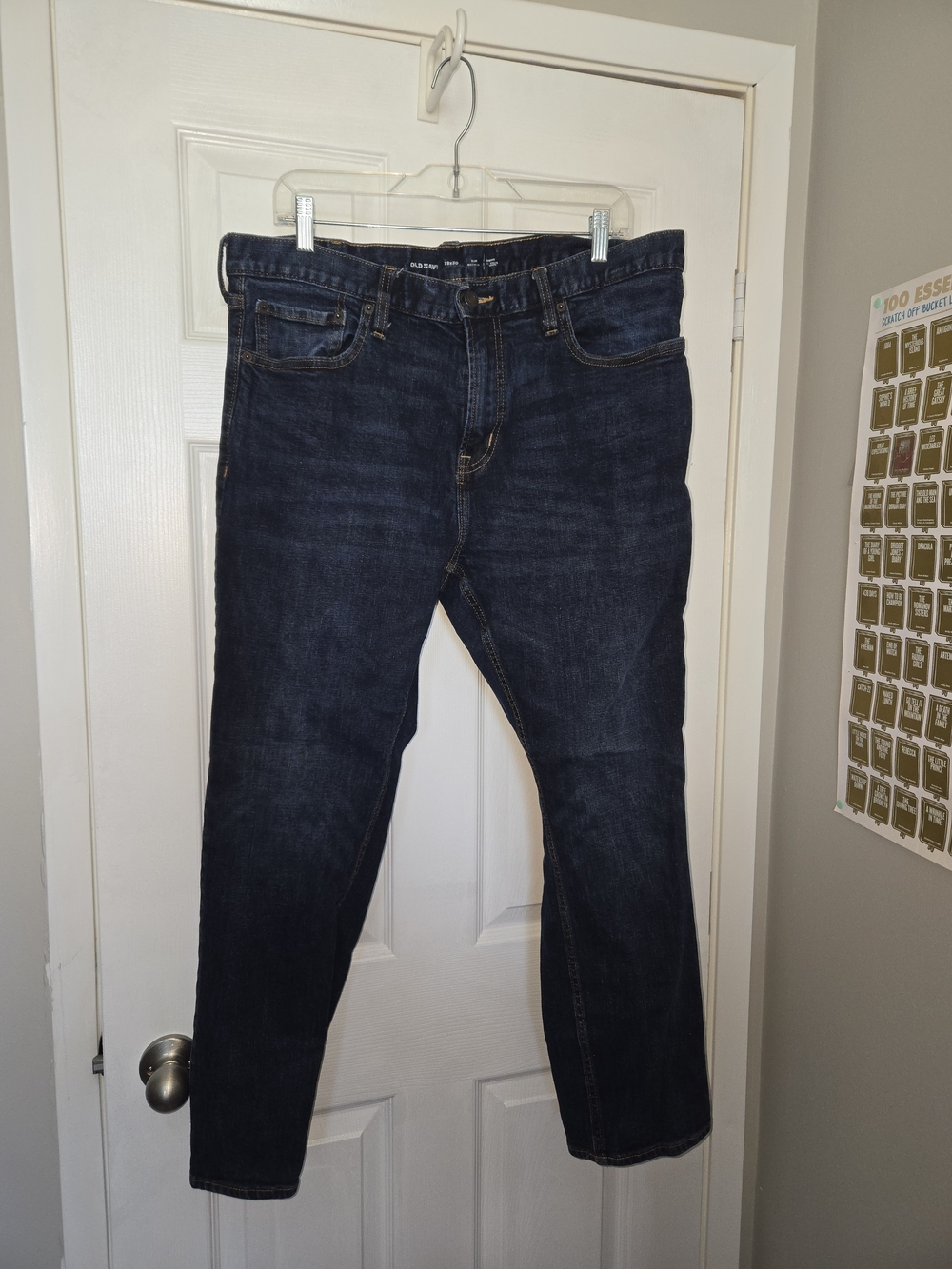 Old Navy Dark Blue Slim Straight Men's Jeans